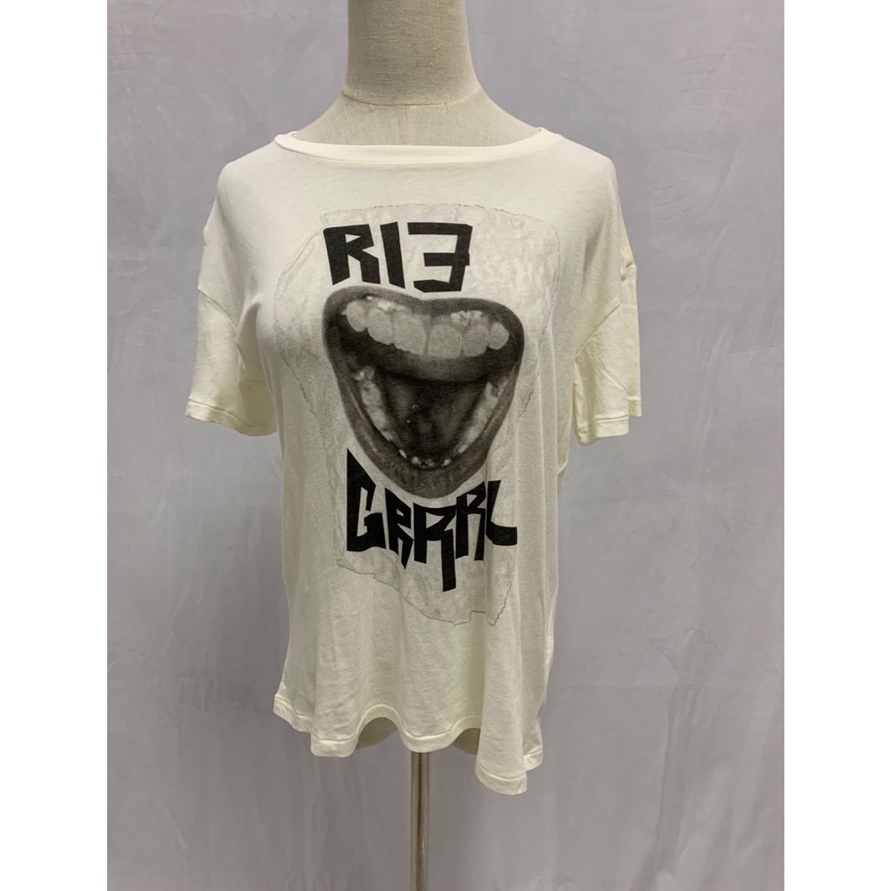R13 GRRRL Boy Ecru T Size M